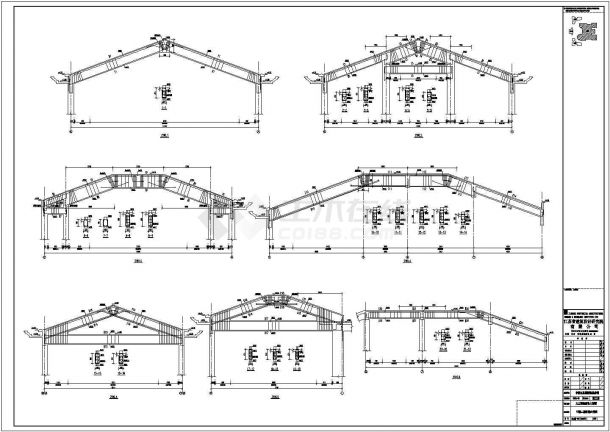 刚果2层框架结构私人别墅全套结构施工图-图一