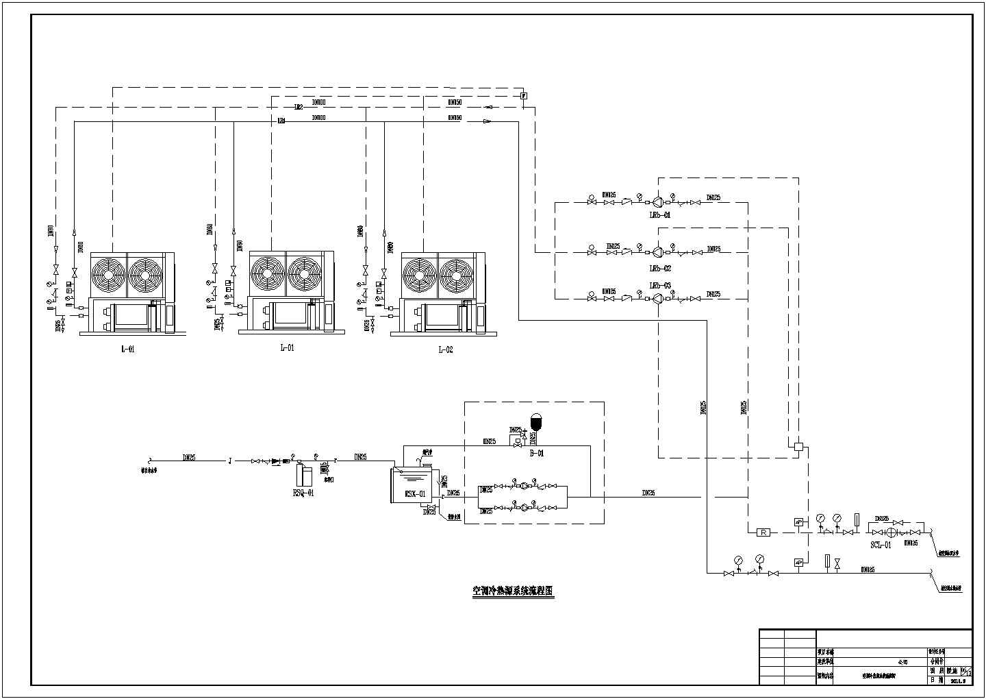 衡阳某二层奥迪4S店城市展厅项目空调设计施工图