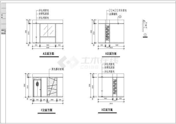 比较齐全的酒店装修设计图（全套）-图一