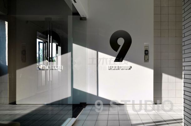 九號設計公司龍江路辦公室全套设计实景图-图一