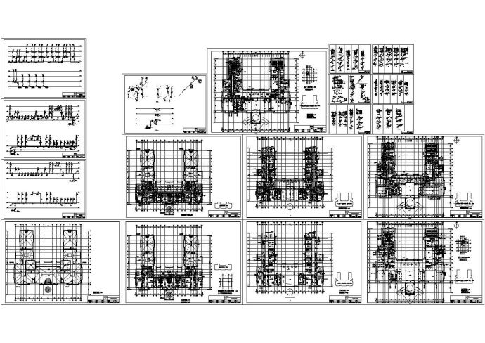 会所给排水建施cad图，共十八张_图1