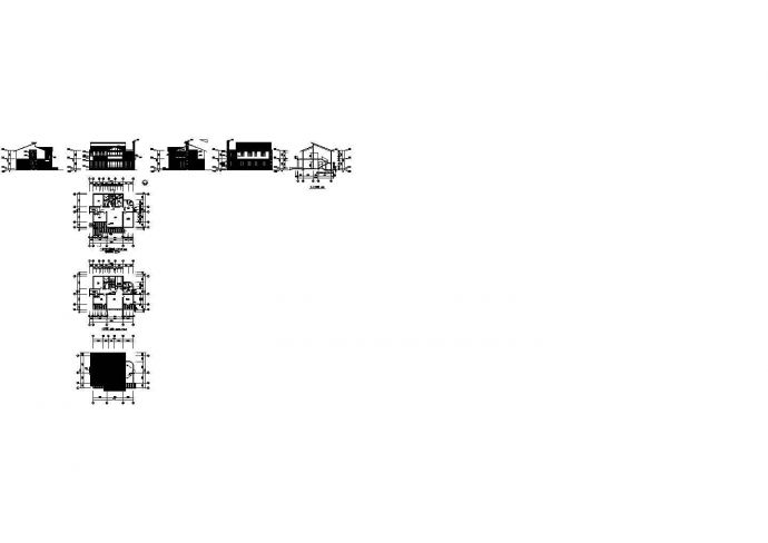 某310平方米二层别墅设计图（含效果图）_图1