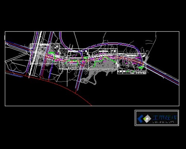 南方某道路勘探报告设计图纸