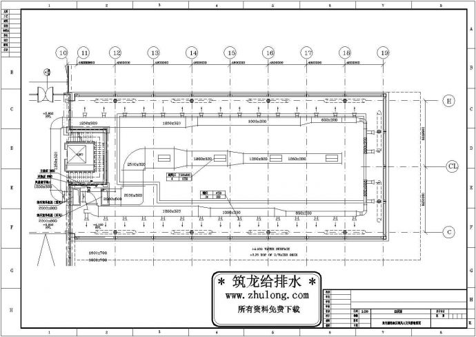 上海室内游泳池建施cad图纸_图1