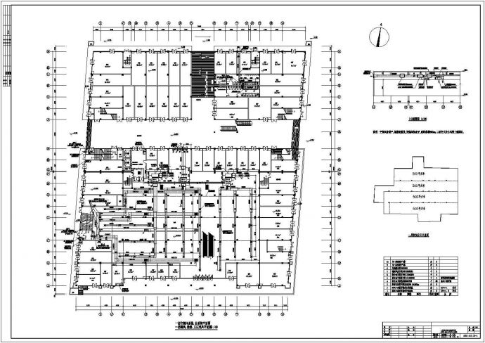 三层购物中心空调设计图纸（含效果图7张）_图1