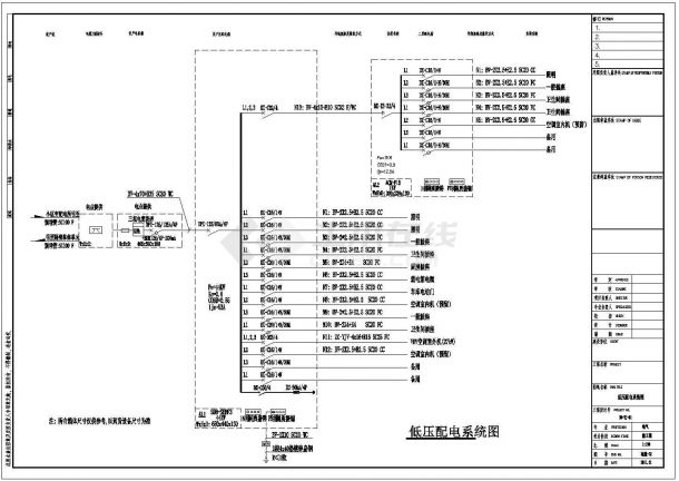 某农村三层别墅全套电气施工图设计-图一