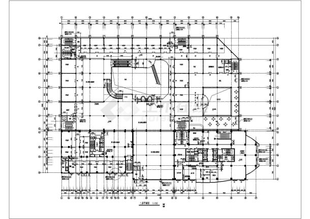 某地小型的酒店建筑设计CAD图（共7张）-图二