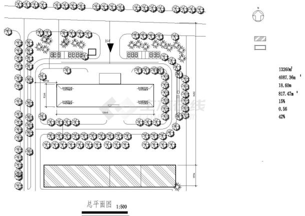 经济适用的办公楼建筑设计图（共10张）-图二