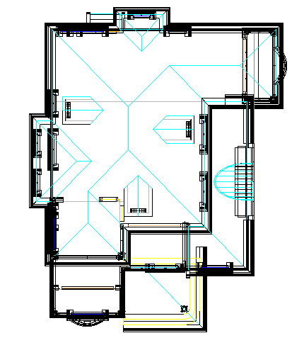 某地三层别墅建筑设计施工图（共11张）-图二