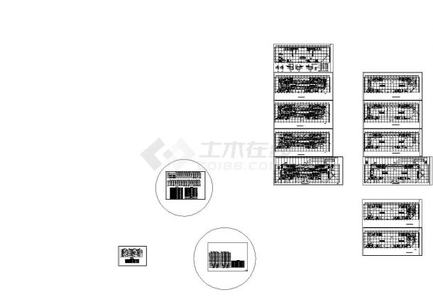 [北京]商业综合体建筑群空调采暖通系统设计图纸-图一