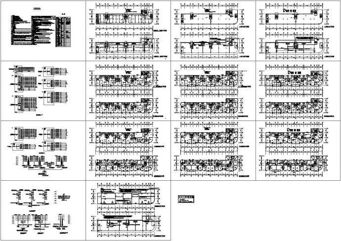 商住楼电气设计CAD施工图_图1