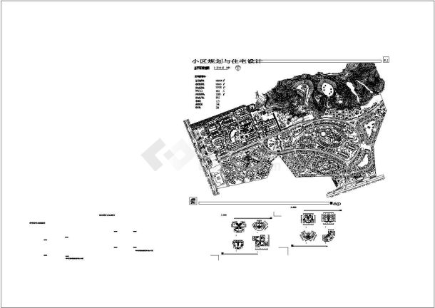 某地碧桂园小区规划与户型建筑图纸-图一