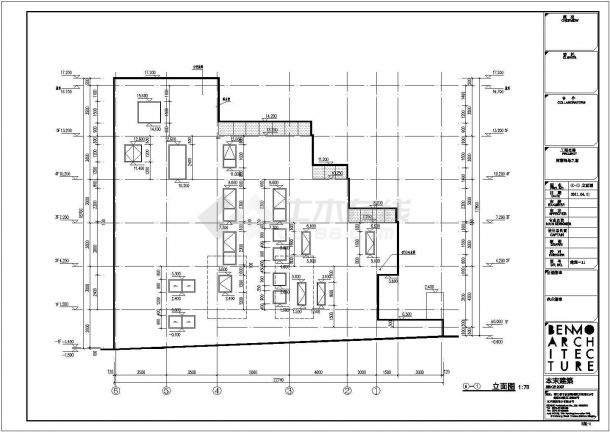 南方某地区五层别墅楼建筑设计施工图-图二