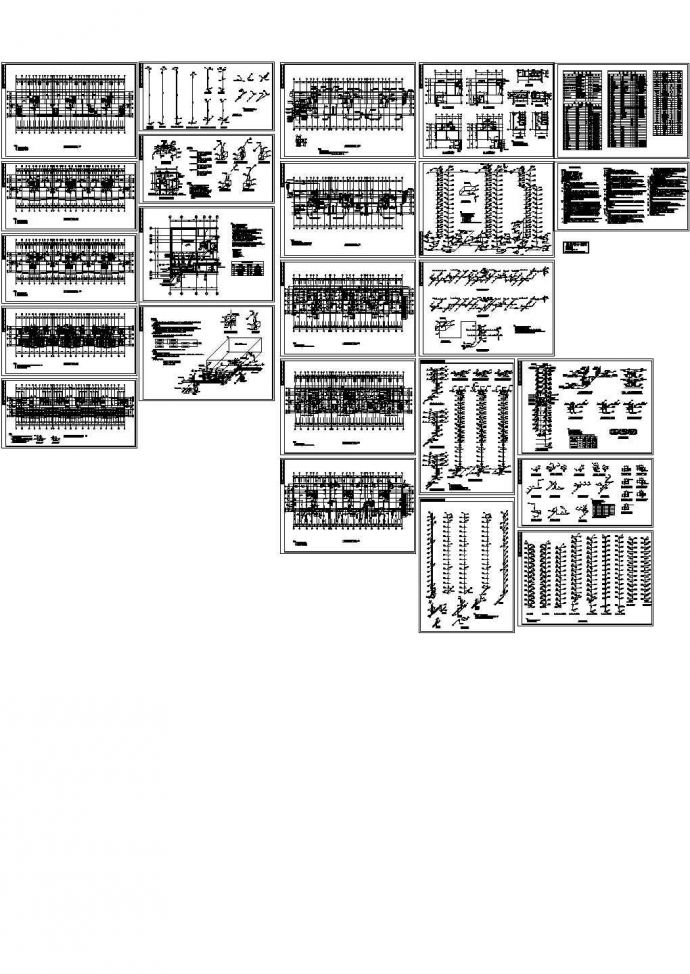 【江苏】某16层住宅给排水消防施工cad设计图（标注详细）_图1