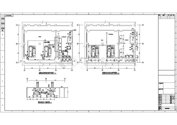  Central air conditioning design and construction drawing of a shopping plaza on the 5th floor - Figure 2