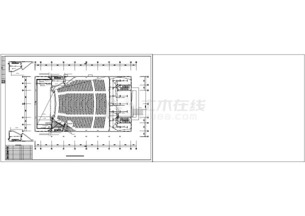 某三层礼堂强电、弱电设计全套施工图-图二