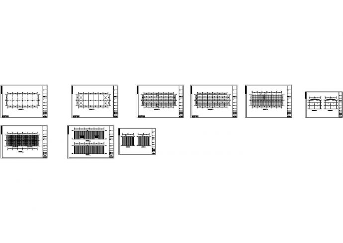 15米×40米钢结构工程CAD图_图1
