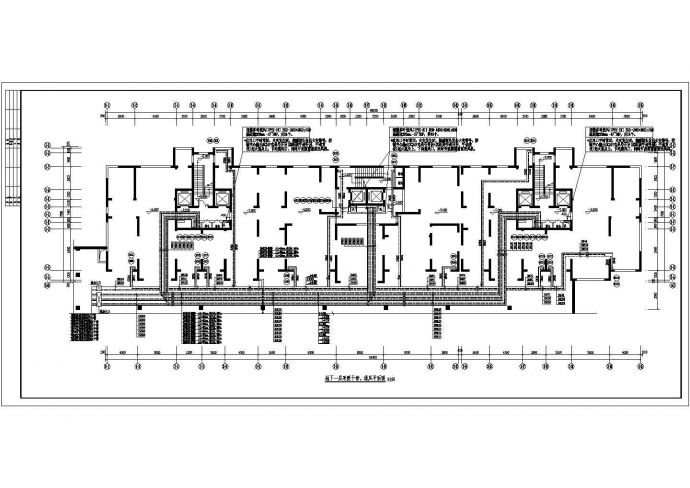 30层住宅楼（下带两层商业）散热器+地暖采暖暖通施工设计图_图1