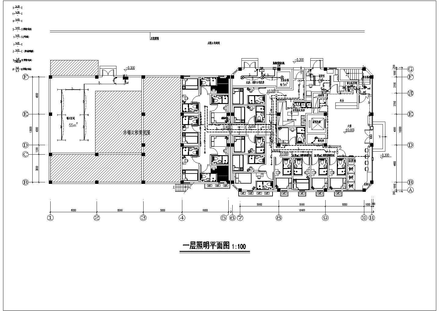 某4层快捷型旅馆电气设计全套施工图