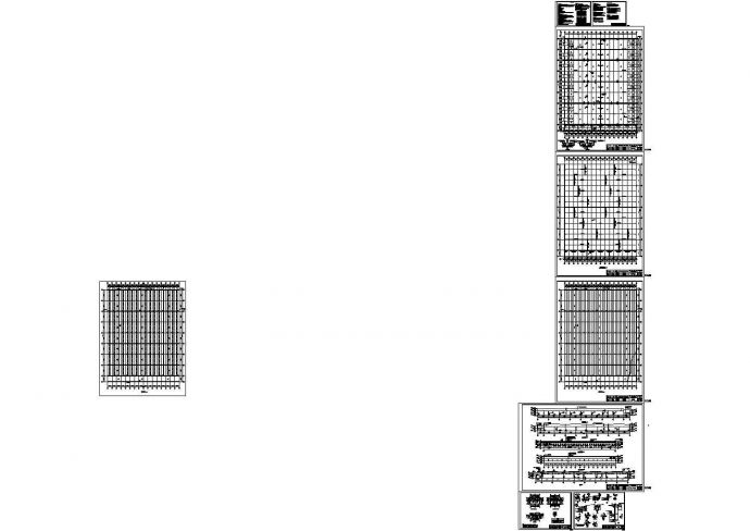 某17280㎡二层西部石材城钢结构工程CAD图纸_图1