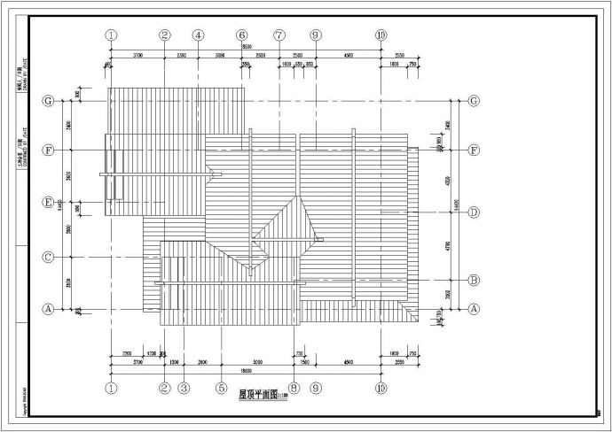 某B型日式别墅建筑施工图（共11张）_图1