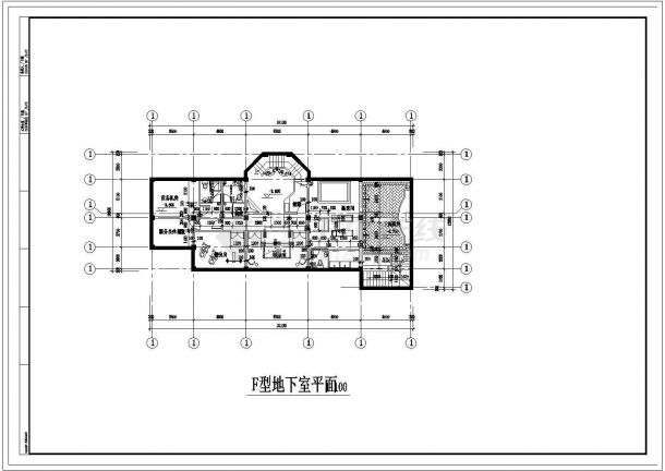 某C型瑞典式别墅建筑施工图（共7张）-图一