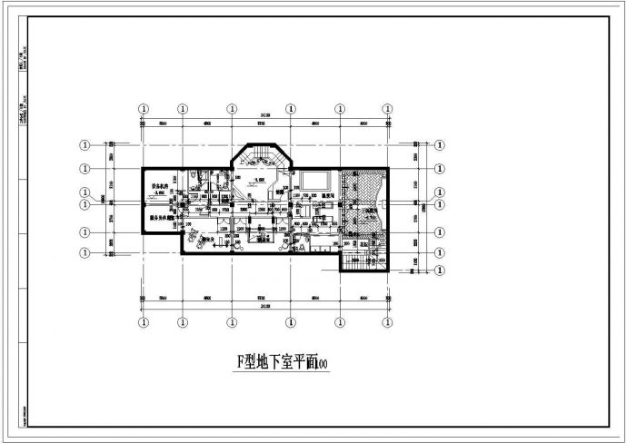 某C型瑞典式别墅建筑施工图（共7张）_图1