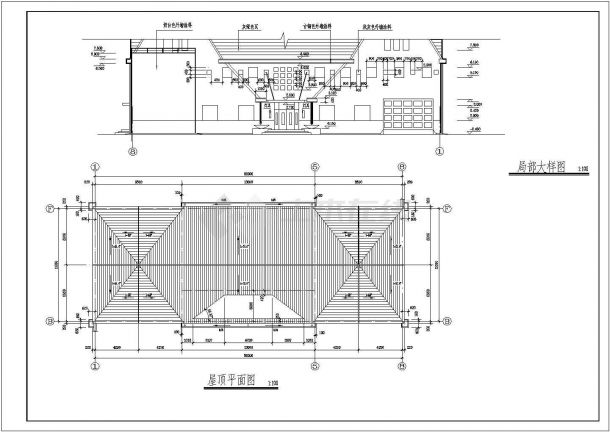 某地豪华精致别墅建筑施工图（含设计说明）-图一