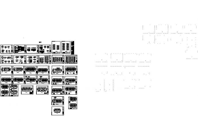 高层住宅电气设计建施cad图，共三十三张_图1