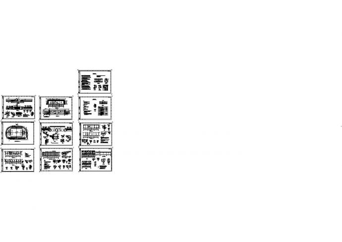 某学校体育场全套施工设计图_图1