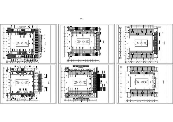 三层体育馆装修设计图纸_图1