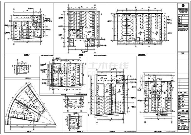 某地区国际商贸皮革城建筑cad施工图-图一