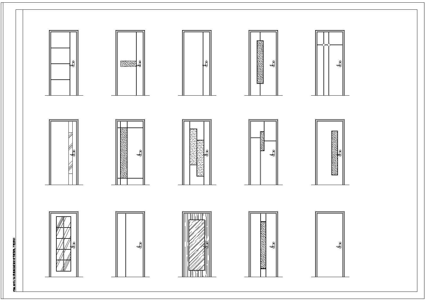 某阳光别墅装修设计方案图（共9张）