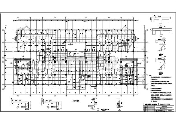 某大型医院项目钢结构专业设计施工图-图二