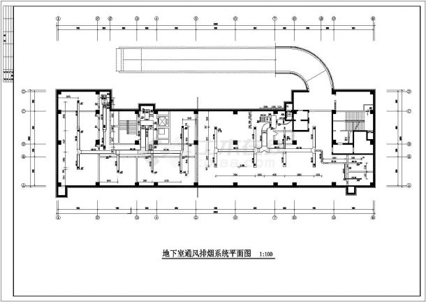 某11层办公楼螺杆冷水机组及水源热泵系统设计图-图一
