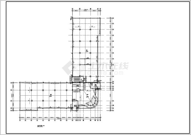 比较详细的综合楼建筑施工CAD图-图一