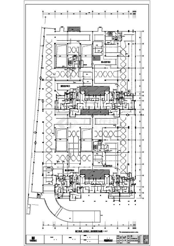 1万多平方高层建筑人防车库电气施工图（含平战结合）-图二