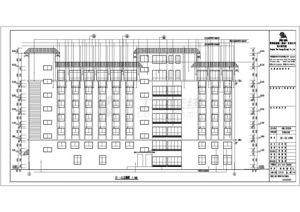某医院7层框架结构综合楼建筑设计施工图-图二