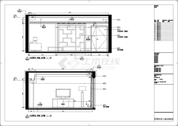 某地区钱江新城住宅小区建筑cad图纸-图一