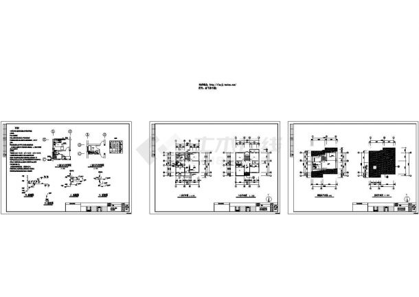 某地区带阁楼3层民宅别墅给排水设计图（含设计说明）-图一
