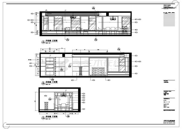 某地区别墅区建筑cad图纸（全集)-图一