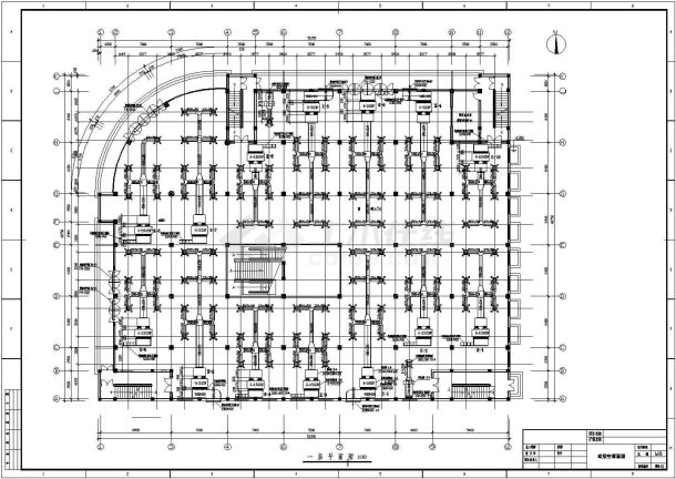 北京朝阳某三层超市空调设计施工图-图一