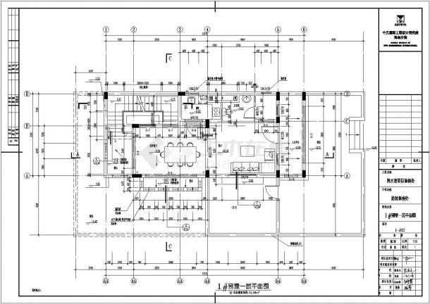 海南某地三层坡地别墅建筑设计施工图纸-图二
