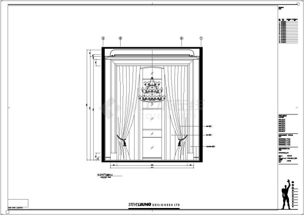 某地区观澜湖高尔夫大宅建筑cad图纸-图一