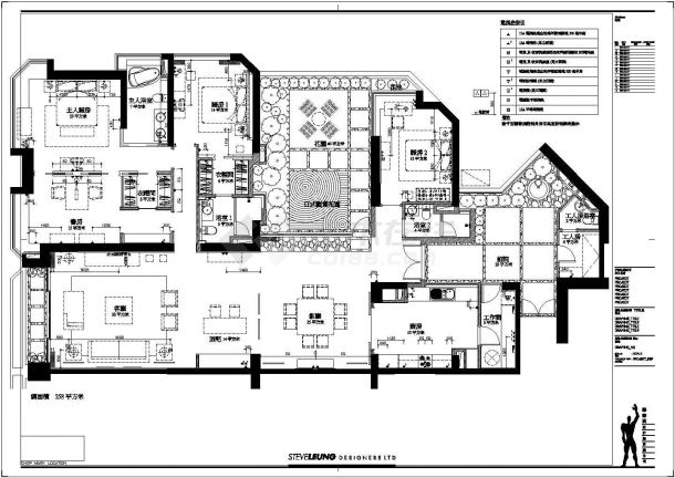 一家精美的小区建筑cad图纸（全套）-图二