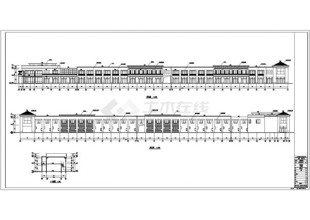 某地二层框架结构商业楼建筑设计方案图-图二
