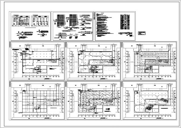 最新的CAD某车库电气设计图-图一