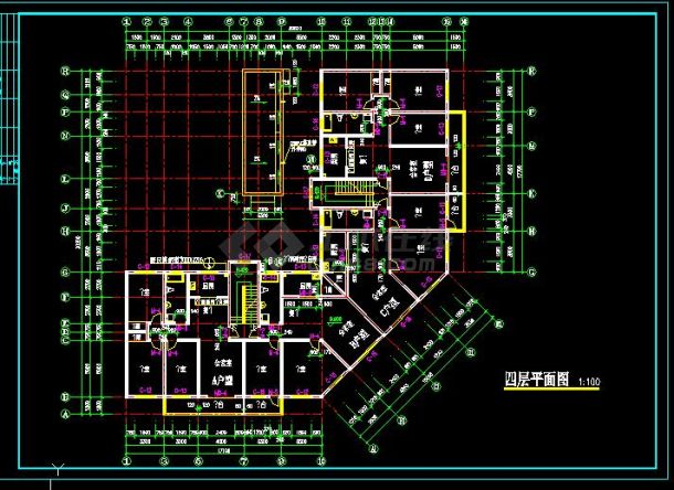 某地经典详细的住宅建筑cad全套施工图-图二