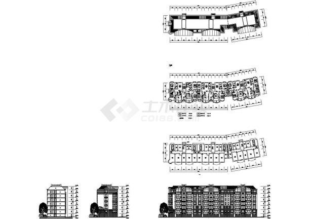 住宅楼及沿街店面方案（共15张）-图二