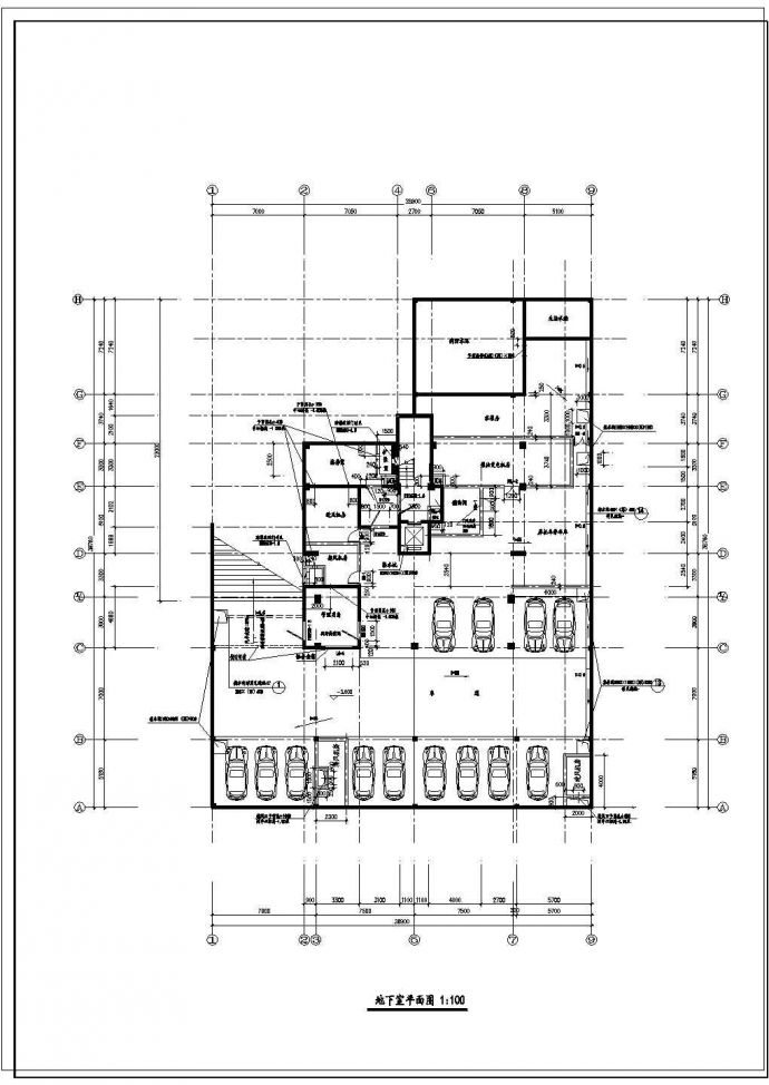 某地高层住宅楼建筑施工图（共7张）_图1